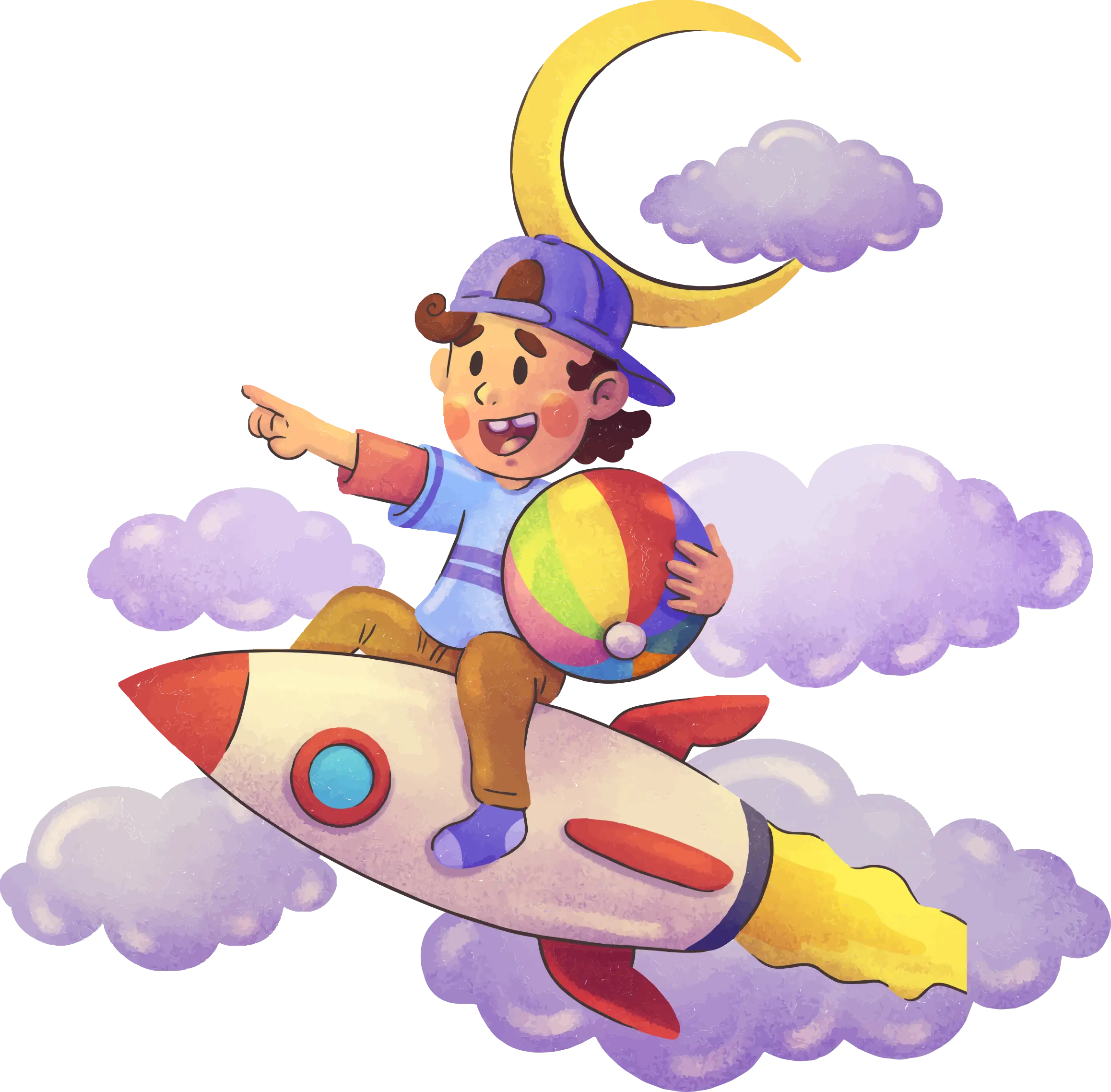 Kid on Rocket