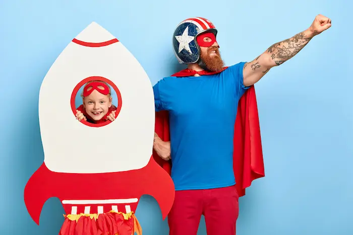 Children playing in a colorful play area